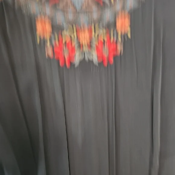 Johnny Was Dark Maxi Dress with Colorful Embroidery - Picture 5 of 6